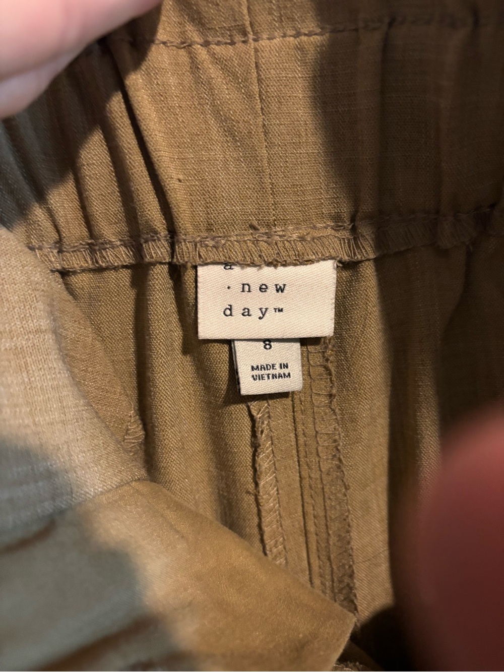 A New Day Size 8 Tailored Tan Dress Pants - Picture 2 of 3
